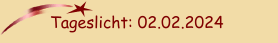 Tageslicht: 08.12.2023