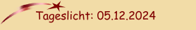 Tageslicht: 05.12.2024