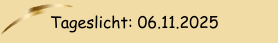 Tageslicht: 06.11.2025