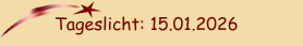 Tageslicht: 15.01.2026