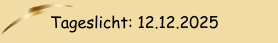 Tageslicht: 12.12.2025