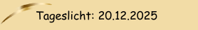 Tageslicht: 20.12.2025