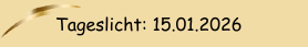Tageslicht: 15.01.2026